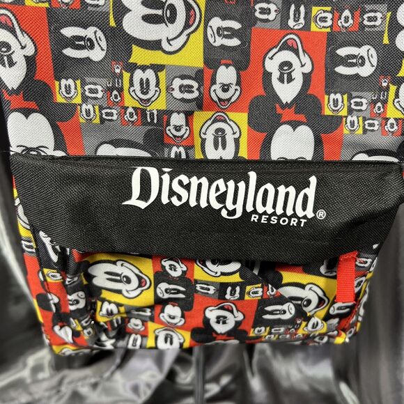Disneyland Resort EXCLUSIVE Backpack Mickey Mouse Expression Faces Checkered NWT - Picture 3 of 15